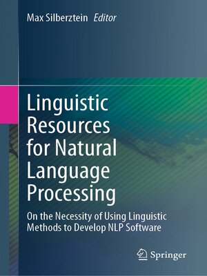 cover image of Linguistic Resources for Natural Language Processing